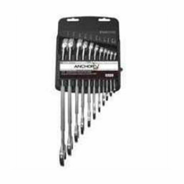 Gizmo 15 Piece Combination Wrench Set- Quad Grip- Sae GI3693762